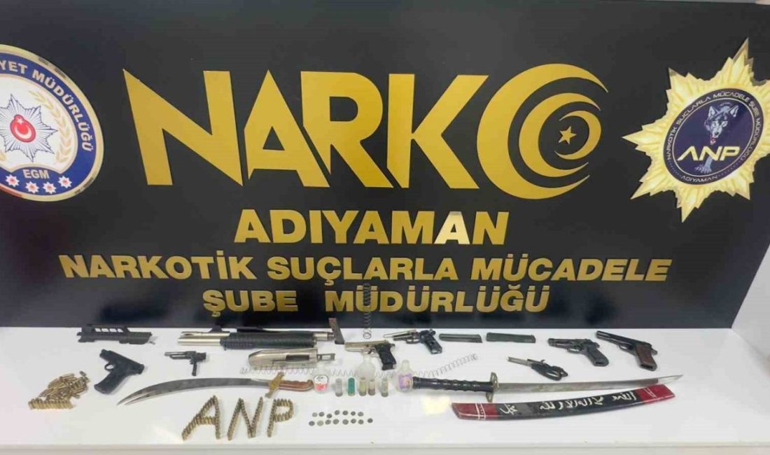 Adıyaman İl Emniyet Müdürlüğüne bağlı Narkotik Suçlarla Mücadele ve Asayiş