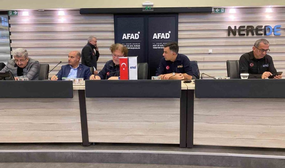 Afet ve Acil Durum Yönetimi Başkanlığı (AFAD) Afet Yönetim Merkezi’nde