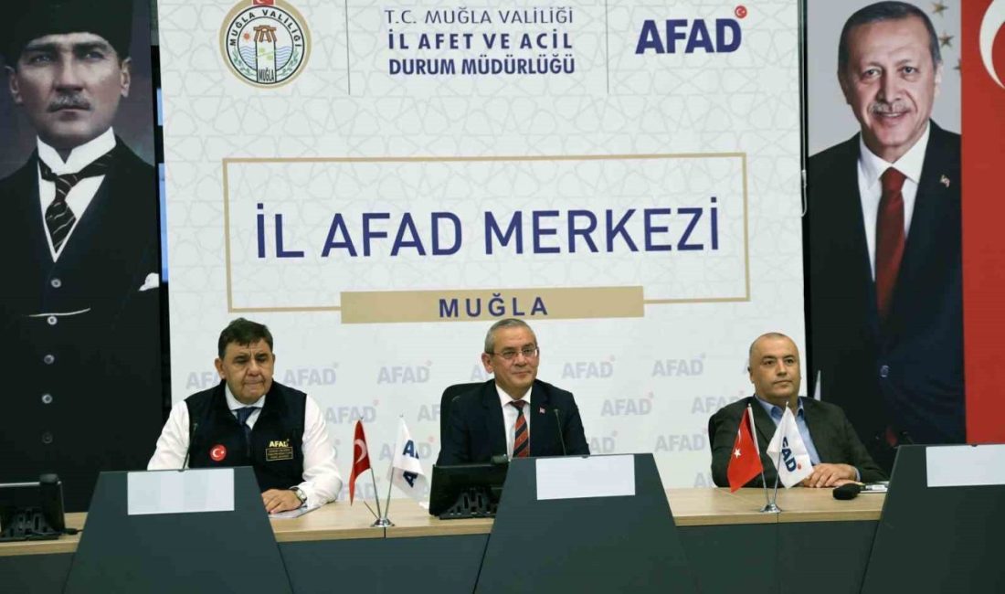 AFAD Genel Müdürü Gevrek: Muğla’da tanımlanmış 329 risk var Muğla İl Risk Azaltma Planı toplantısı Vali Vekili Mehmet Eriş