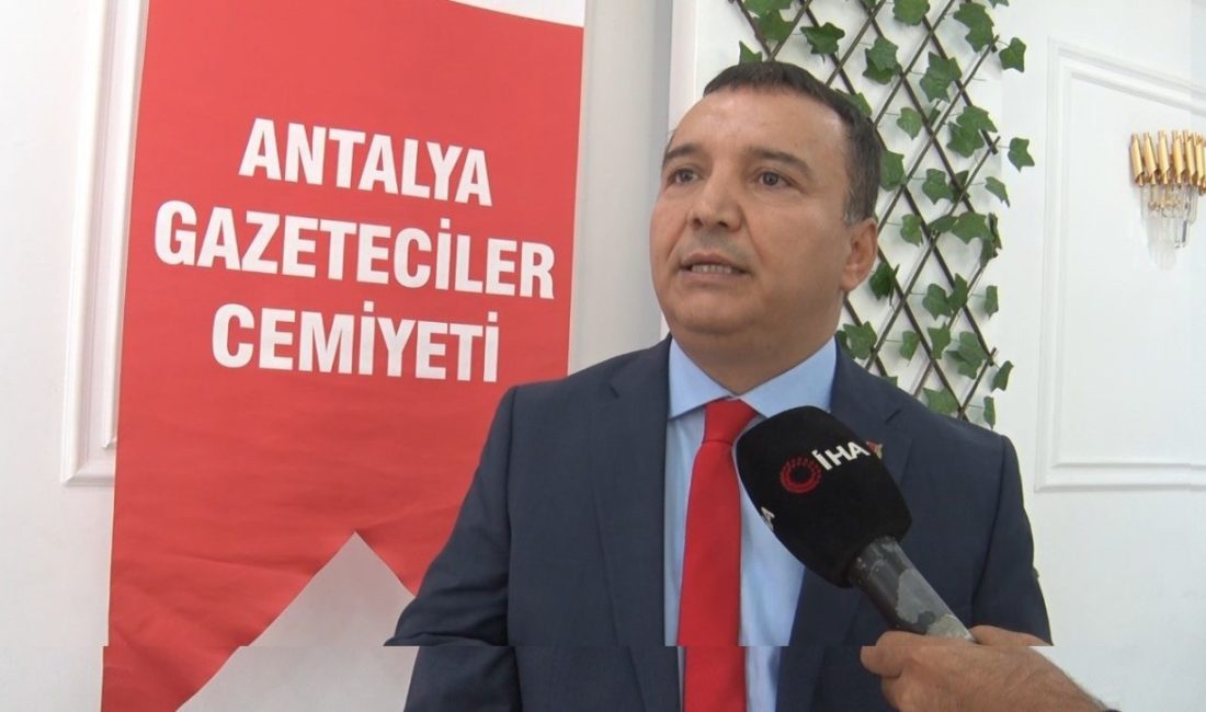 Antalya Gazeteciler Cemiyeti (AGC) Başkanı İdris Taş, 19 Eylül Gaziler