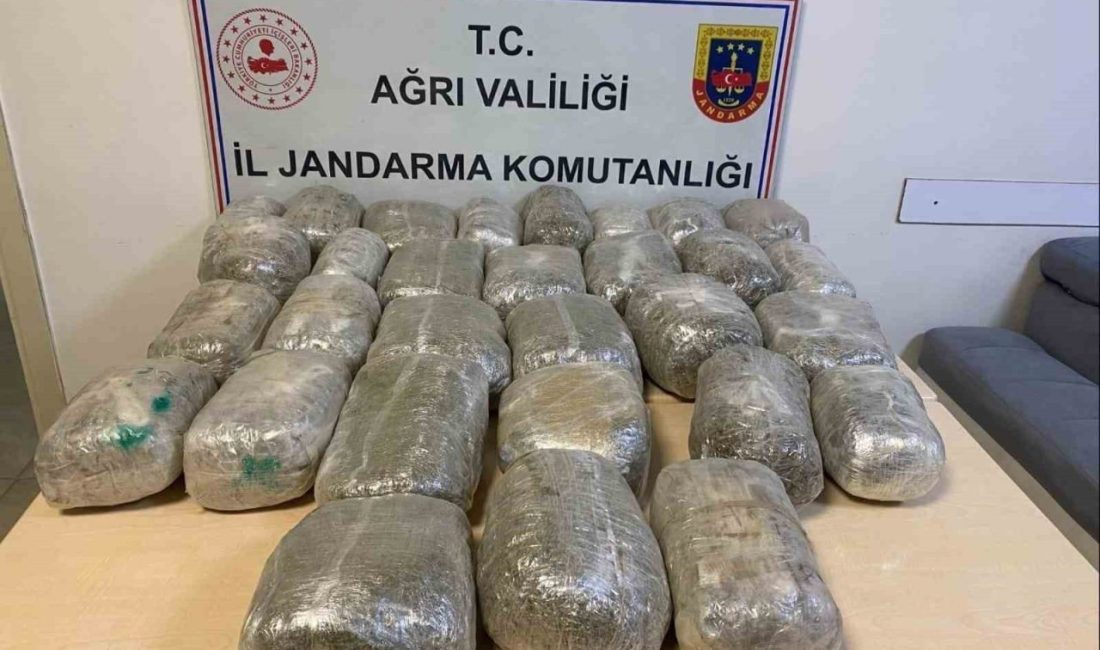 Ağrı’da 32 kilogram esrar ele geçirildi Ağrı İl Jandarma Komutanlığı ekipleri, Doğubayazıt Gürbulak Sınır Kapısı’nda düzenledikleri