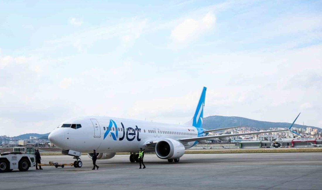 AJet’in fabrika çıkışlı 5. uçağı İstanbul Sabiha Gökçen’e indi AJet’in fabrika çıkışlı beşinci uçağı olan TC-OHE kuyruk tescilli Boeing