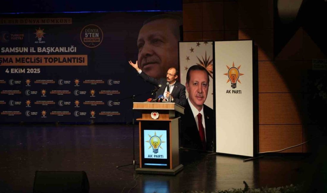 AK Parti Samsun İl Danışma Meclisi Toplantısı’na katılan TBMM Plan