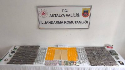 Antalya İl Jandarma Komutanlığı ekiplerince, uyuşturucu madde ticaretine yönelik yürütülen