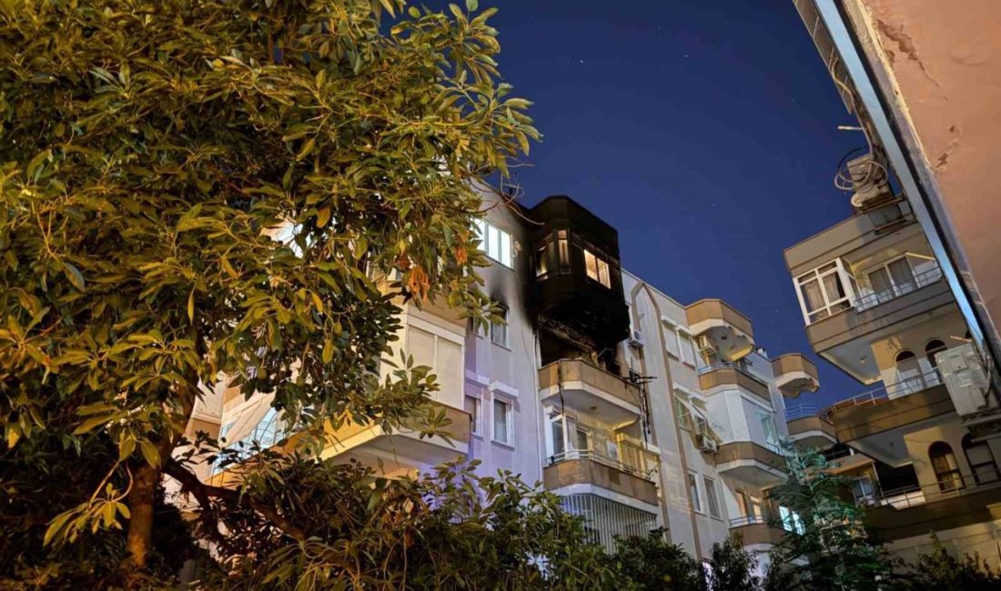 Antalya’nın Alanya ilçesinde gece saatlerinde apartman dairesinde çıkan yangında hayatını