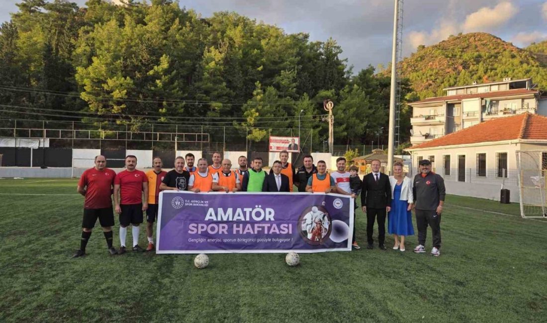 Muğla’nın Marmaris ilçesinde ‘Amatör Spor Haftası’ etkinlikleri dahilinde, İlçe Gençlik