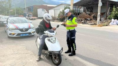 Antalya’da motosiklet kazalarının önlenmesi ve trafik güvenliğinin artırılması amacıyla şok