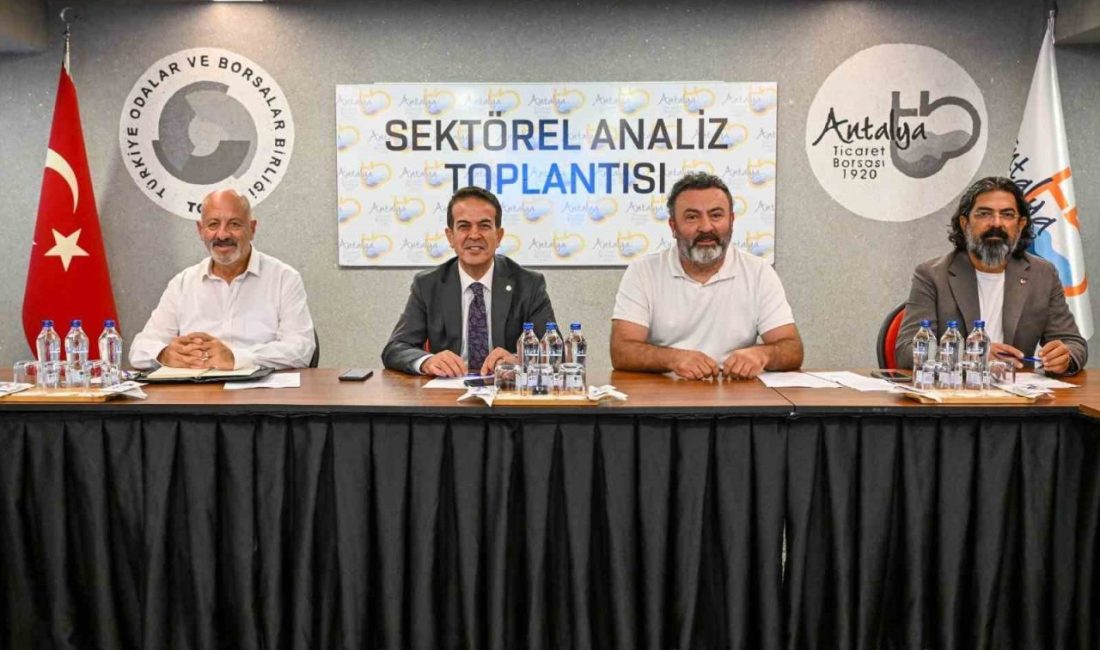 ATB’nin düzenlediği Kesme Çiçek Sektörel Analiz Toplantısı’nda kesme çiçek sektöründe