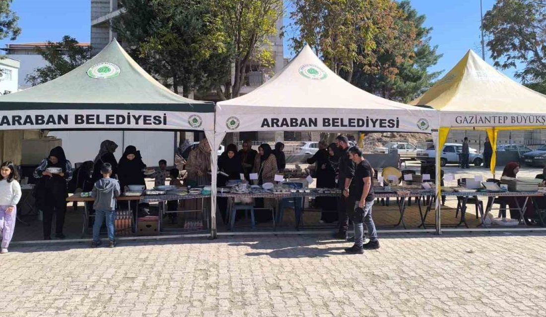 Araban’da hayırseverlerden Gazze yararına hayır çarşısı Gaziantep’in Araban ilçesinde çeşitli kurumların ve hayırseverlerin desteğiyle Gazze yararına