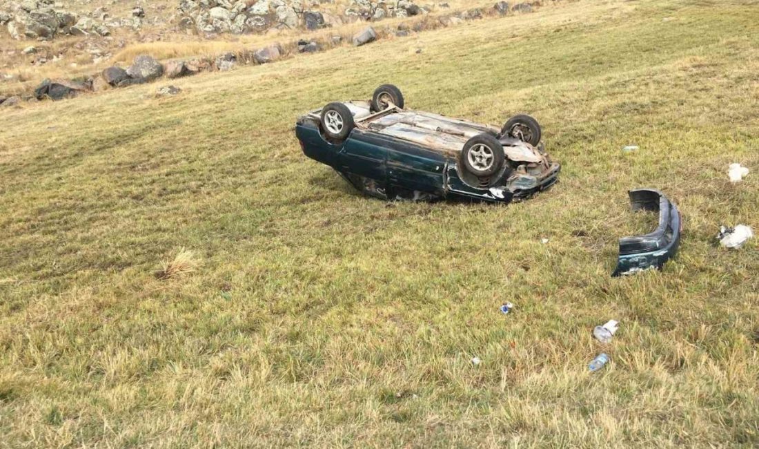 Arpaçay’da yoldan çıkan otomobil takla attı Arpaçay’da sürücüsünün direksiyon hakimiyetini kaybettiği otomobil takla attı. Kazayı otomobilde