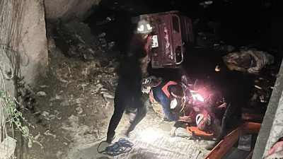 Hatay’da sürücüsünün direksiyon hakimiyetini kaybetmesiyle Asi Nehri’ne uçan 3 tekerli