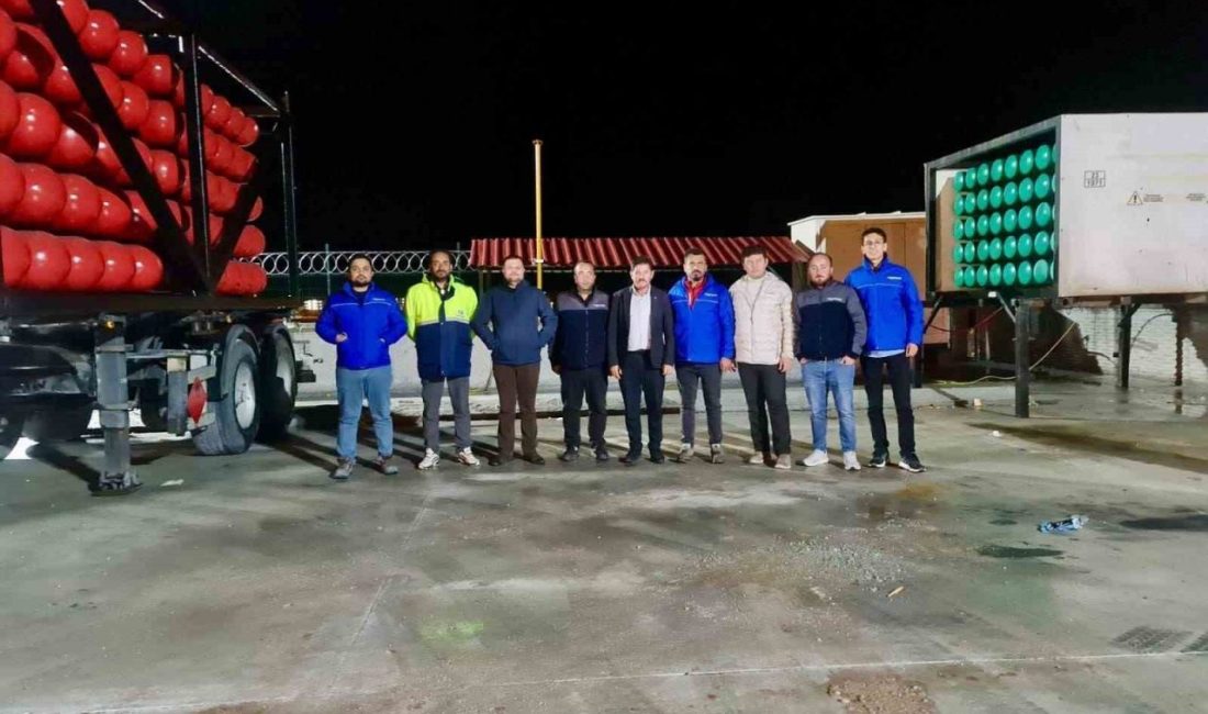 Kütahya’nın Aslanapa ilçesinde Doğalgaz CNG İstasyonu ile birlikte ilçede doğalgazda