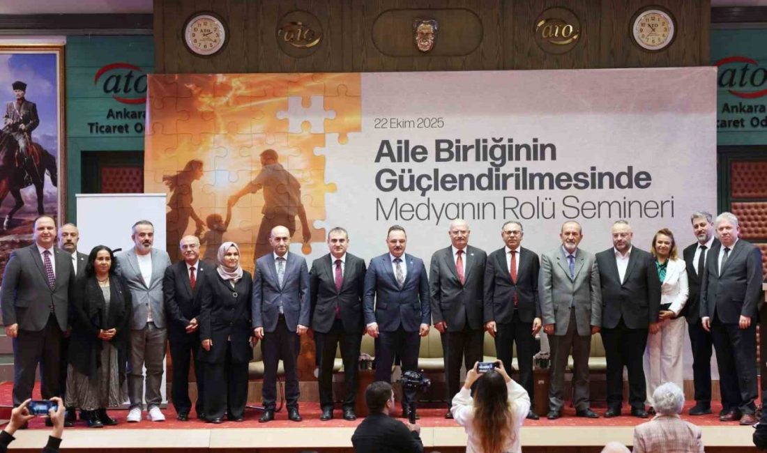 Ankara Ticaret Odası (ATO) Başkanı Gürsel Baran, aile kurumunun toplumların
