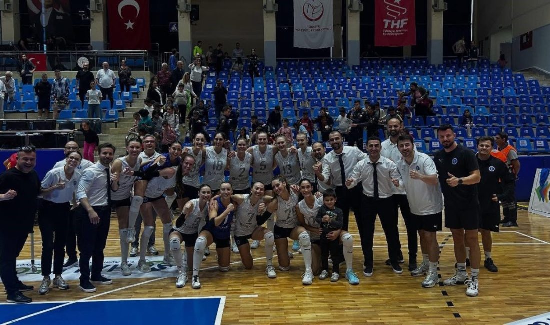 Aydın Büyükşehir Belediyespor Kadın Voleybol Takımı Kuzeyboru’yu 3-1 mağlup ederek,
