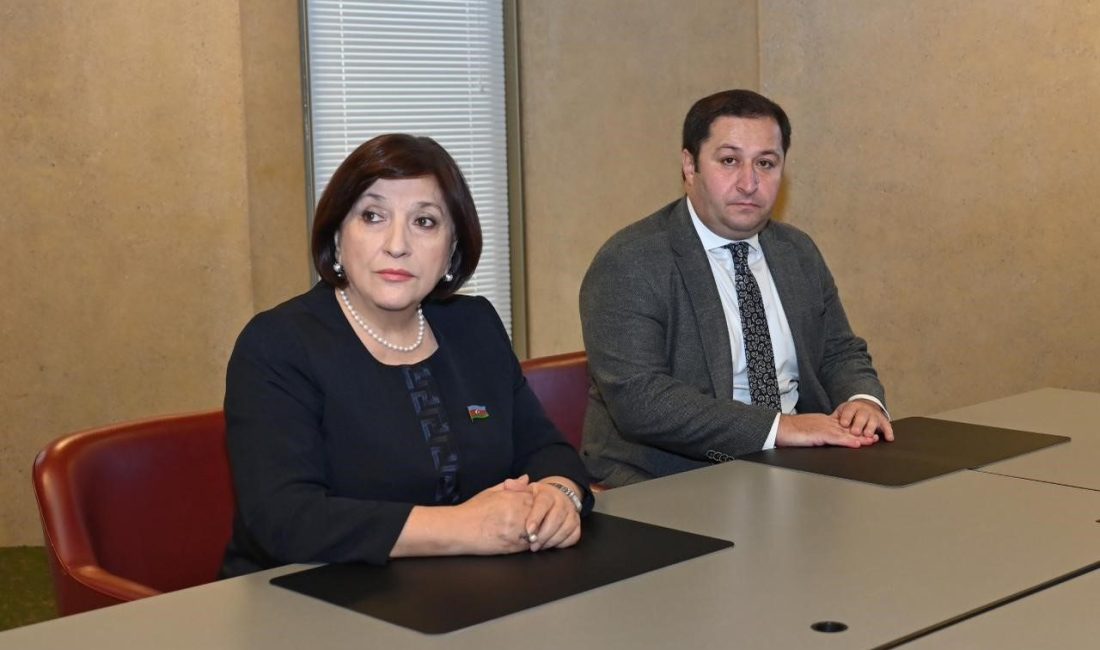 Azerbaycan Milli Meclis Başkanı Sahibe Gafarova, Ermenistan Parlamentosu Başkanı Alen