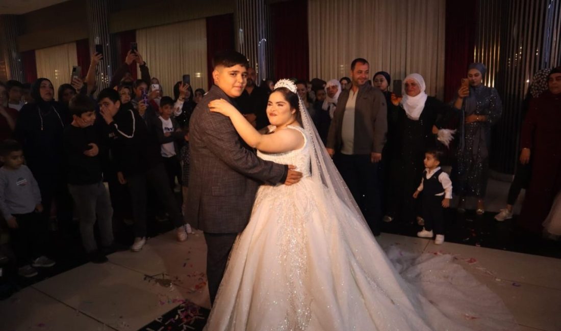 Diyarbakır’da yaşayan 18 yaşındaki down sendromlu gencin düğün yapma ve