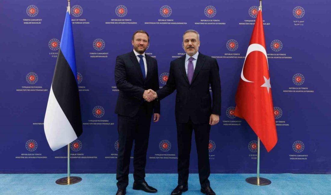 Dışişleri Bakanı Hakan Fidan, Estonya Dışişleri Bakanı Margus Tsahkna ile