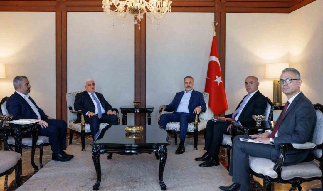 Dışişleri Bakanı Hakan Fidan, Haşdi Şabi Komisyonu Başkanı Falih el-Feyyad