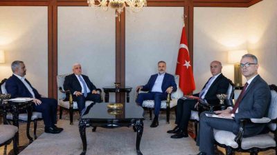 Dışişleri Bakanı Hakan Fidan, Haşdi Şabi Komisyonu Başkanı Falih el-Feyyad