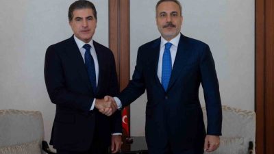 Dışişleri Bakanı Hakan Fidan, Irak Kürt Bölgesel Yönetimi (IKBY) Başkanı