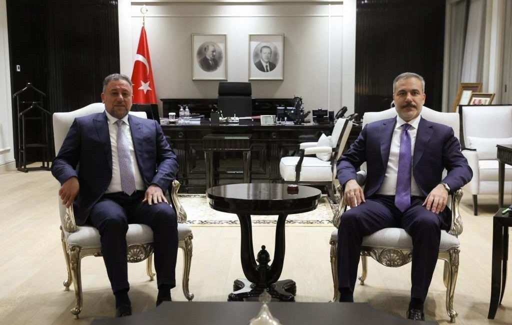 Dışişleri Bakanı Hakan Fidan, Irak Egemenlik İttifakı Lideri Hamis Hançer’i