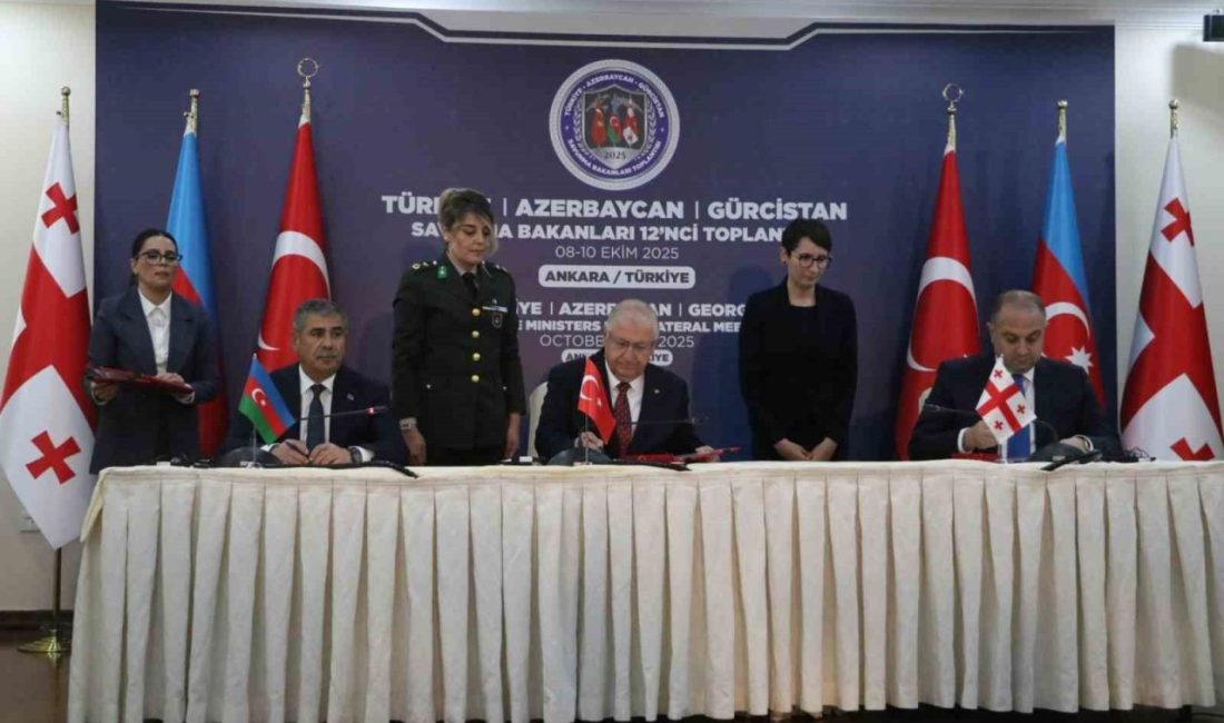 Türkiye-Azerbaycan-Gürcistan Savunma Bakanları 12. Toplantısı, Ankara’da gerçekleştirildi. Milli Savunma Bakanı