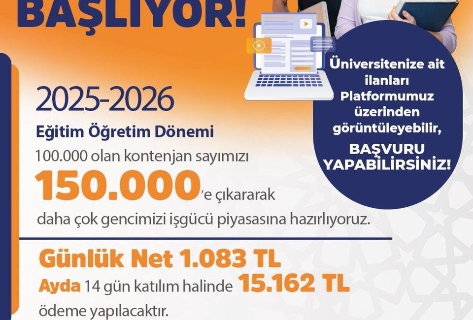 Çalışma ve Sosyal Güvenlik Bakanı Vedat Işıkhan, “İŞKUR Gençlik Programımıza