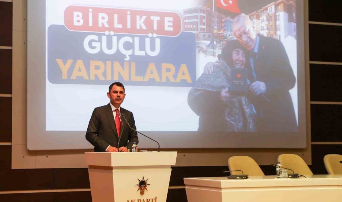 AK Parti İl Ekonomi İşleri Başkanları İstişare Toplantısı’na katılan Çevre,