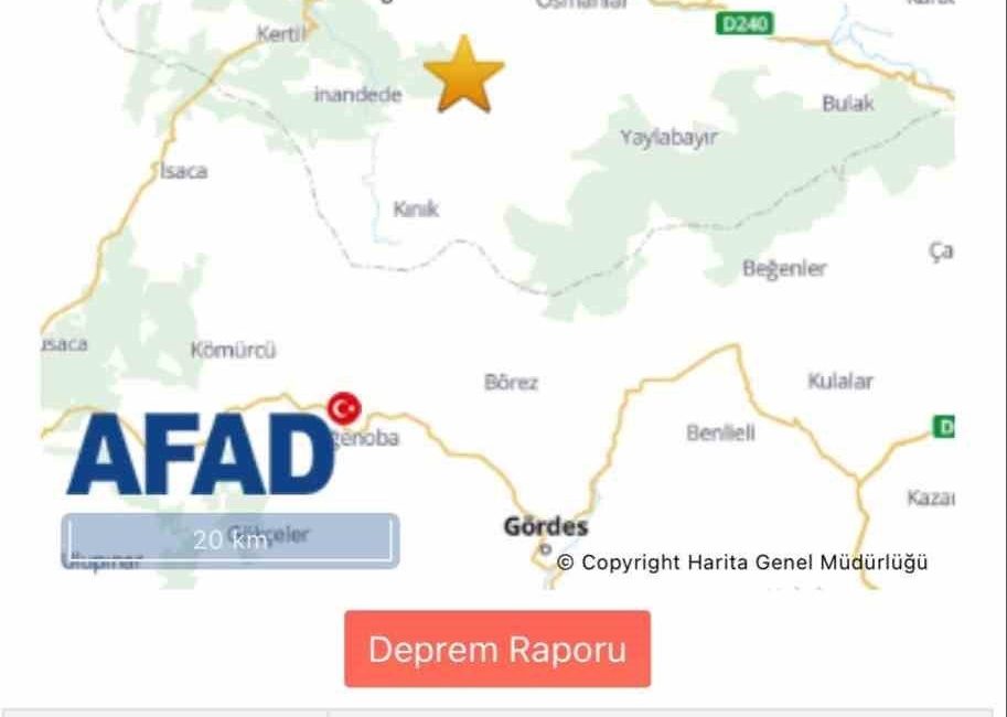 İçişleri Bakanı Ali Yerlikaya, Balıkesir Sındırgı’da meydana gelen depremin ardından