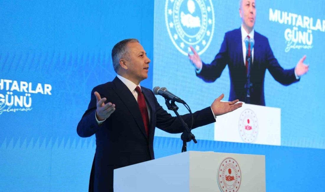 İçişleri Bakanı Ali Yerlikaya, Diyarbakır’da muhtar buluşmasında ’’Artık bu topraklarda