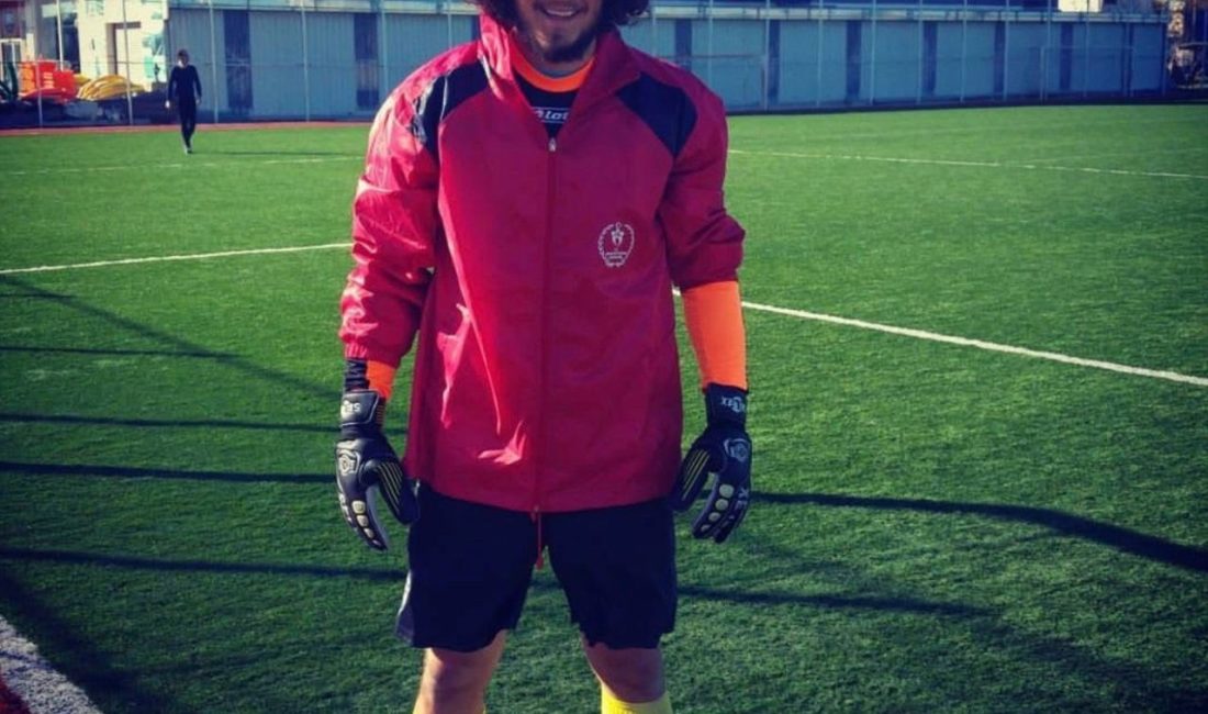 Bandırma Sanayi Spor Kulübü kalecisi 28 yaşındaki Oğuzhan Kamacı, antrenman