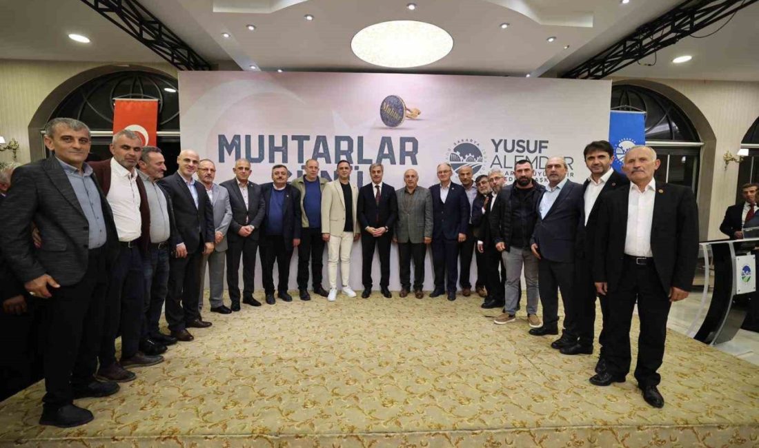 Muhtarlar Günü çerçevesinde Sakarya’nın 16 ilçesindeki muhtarlarla bir araya gelen