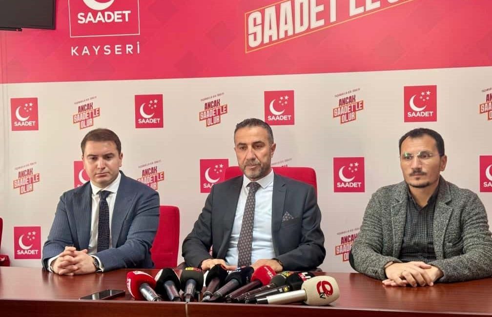 Saadet Partisi (SP) Kayseri İl Başkanı Erdal Altun; düzenlediği basın