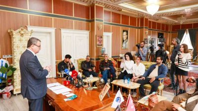 Yunusemre Belediye Başkanı Semih Balaban, ekim ayı olağan basın toplantısında