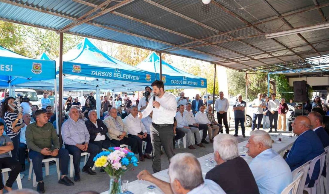 Tarsus Belediye Başkanı Ali Boltaç, halk buluşmaları programı kapsamında Küçük