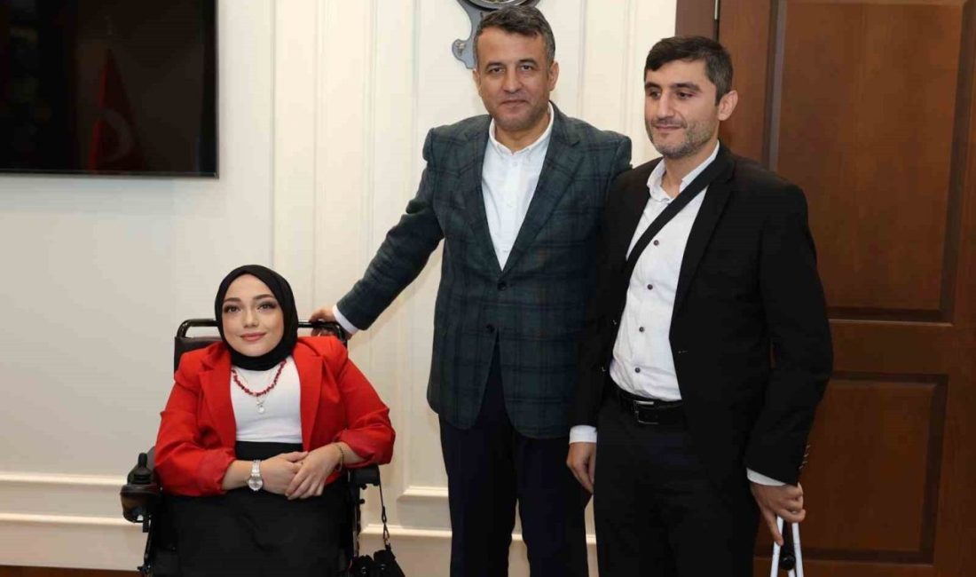 Karadeniz Yıldızı Görme Engelliler Spor Kulübü Başkanı Ahmet Uçarlı ve