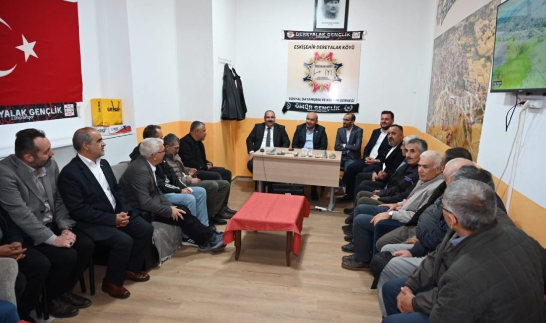 İnönü Belediye Başkanı Serhat Hamamcı ile AK Parti İl Başkanı