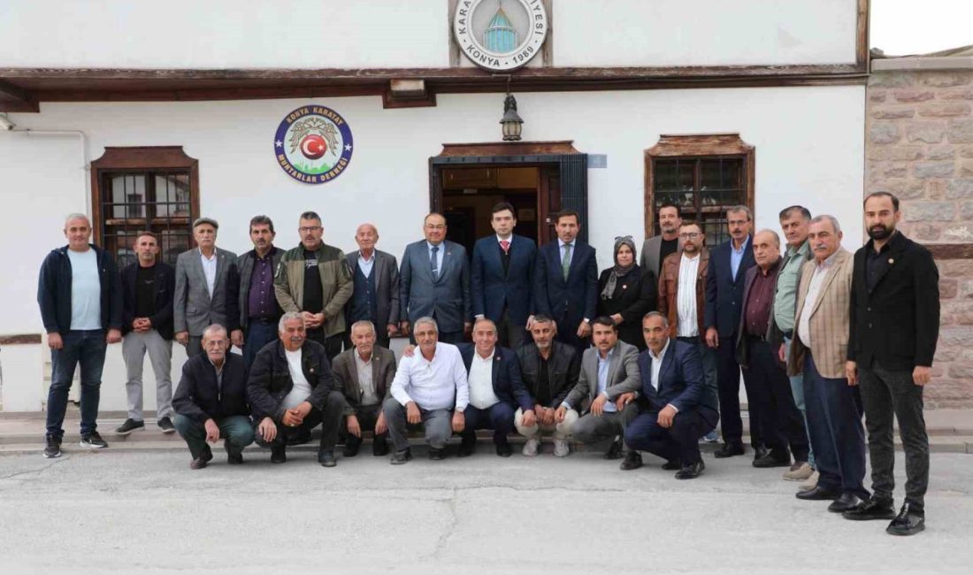 Konya’nı Karatay İlçe Belediye Başkanı Hasan Kılca, Karatay Kaymakamı Cengiz