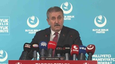 Büyük Birlik Partisi (BBP) Genel Başkanı Mustafa Destici, “ABD Başkanı