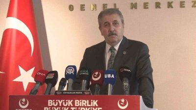 Büyük Birlik Partisi (BBP) Genel Başkanı Mustafa Destici, “Dünya var