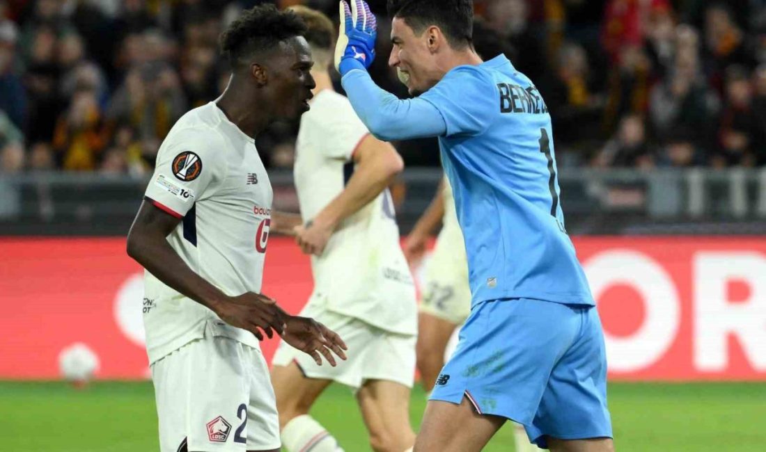 Lille forması giyen milli kaleci Berke Özer’in UEFA Avrupa Ligi’nde