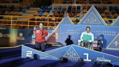 Dünya Bedensel Engelliler Halter Şampiyonası kadınlar 55 kiloda Besra Duman,