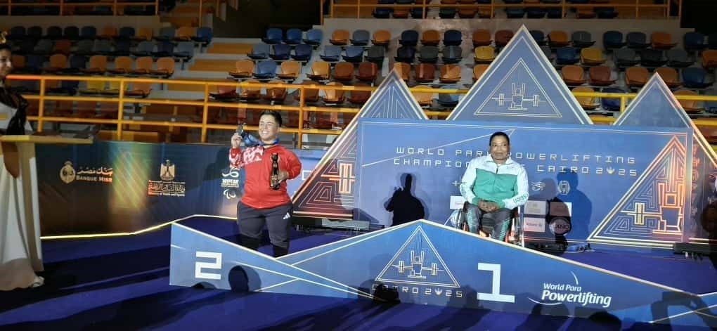 Dünya Bedensel Engelliler Halter Şampiyonası kadınlar 55 kiloda Besra Duman,