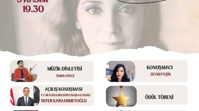 Beyoğlu Belediyesi tarafından Türk edebiyatının usta kalemlerinden öykü yazarı Tomris