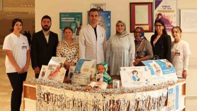 Konya’nın Beyşehir ilçesinde bebek dostu tescili olan devlet hastanesinde düzenlenen