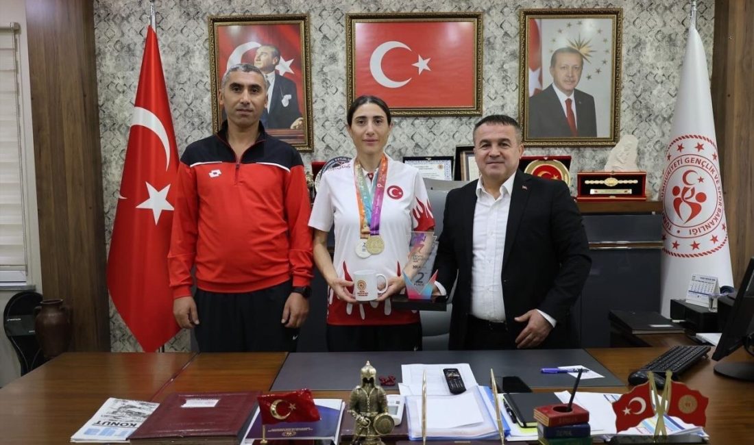 Bilecikli atlet Sebahat Demir, Arnavutluk’un başkenti Tiran’da düzenlenen Uluslararası Tiran