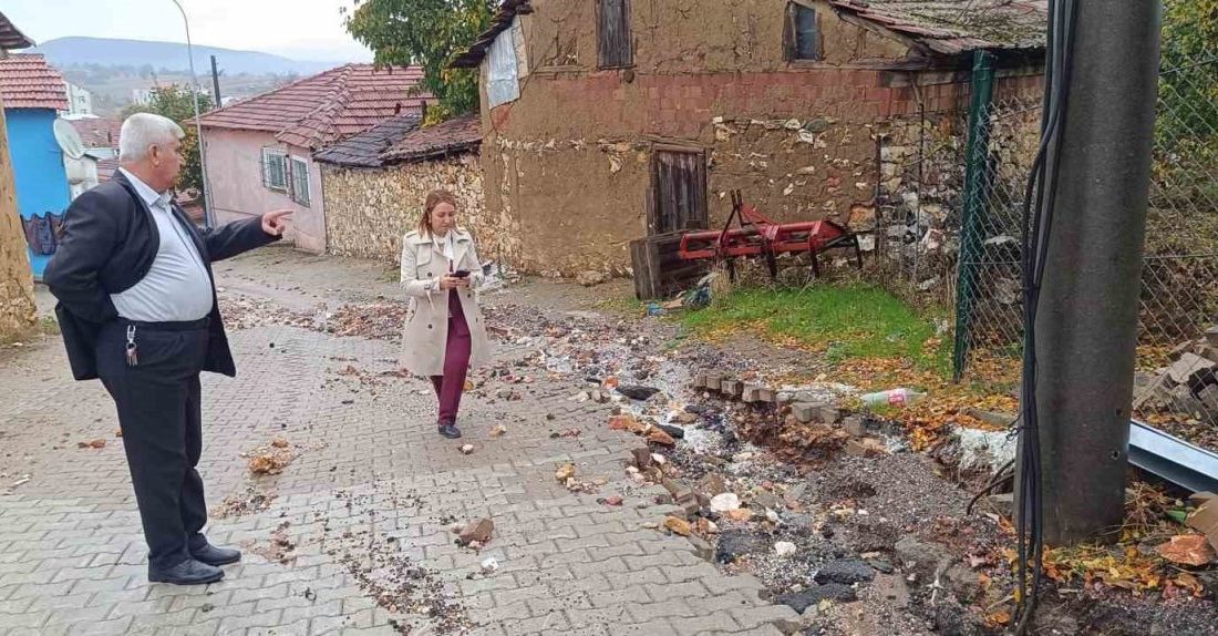 Bilecik’in geçtiğimiz gün etkili olan yağmur yağışı sonrası bazı sokaklar