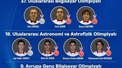 Uluslararası bilim olimpiyatlarında dereceye giren Türk öğrenciler 12 madalya kazandı.