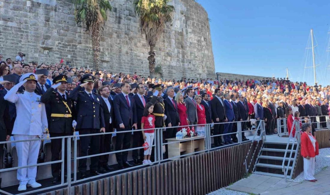 29 Ekim Cumhuriyet Bayramı kutlamaları, Bodrum Kalesi’nde düzenlenen kutlama programıyla
