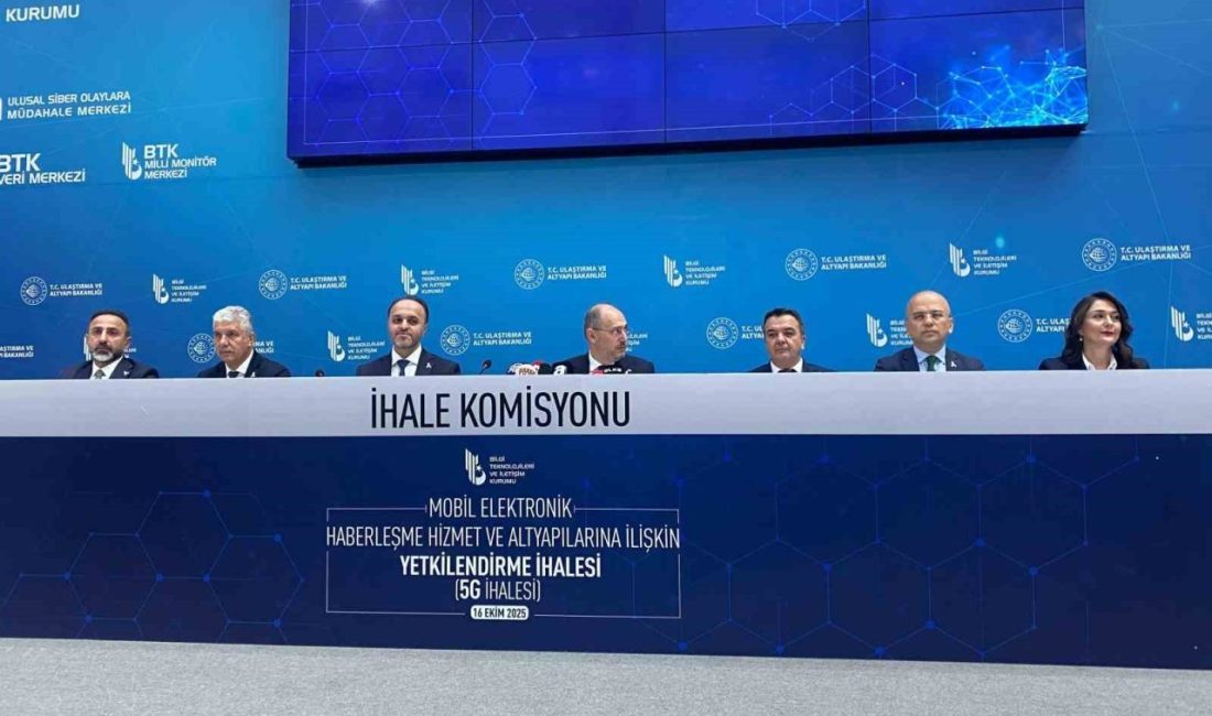 Bilgi Teknolojileri ve İletişim Kurumu’nda (BTK), devletin 5G hizmeti sunmak